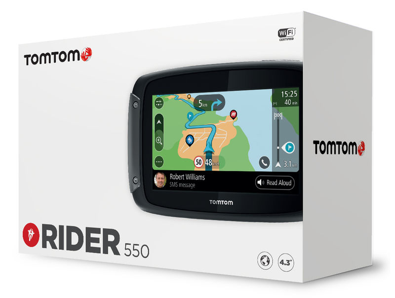 Rider 550 GPS navigation