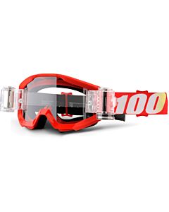 100% Strata SVS Furnace - Clear Lens Roll-Off Cross briller Rød