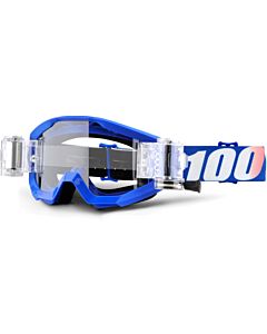 100% Strata SVS Nation - Clear Lens Roll-Off Cross briller Blå
